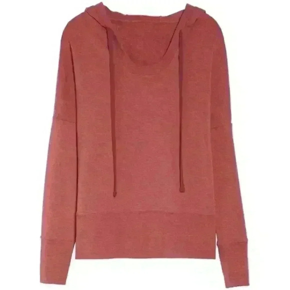 Alo Yoga Fluid Tunic Hoodie - Velvet Red Heather - Picture 1 of 14